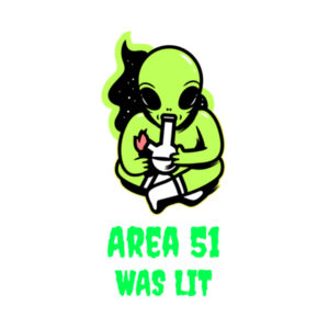 Area 51 was Lit! Party Alien, UFO, Waiting for my Spaceship back to Mars! Design