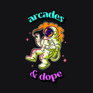 Arcades and Dope! High Spaceman! Astronauts have never been cooler! Design