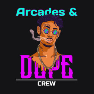 LA Drip! Arcades and Dope Crew, Retro, Acid, Fly and Dope Gangsters Graphic Design